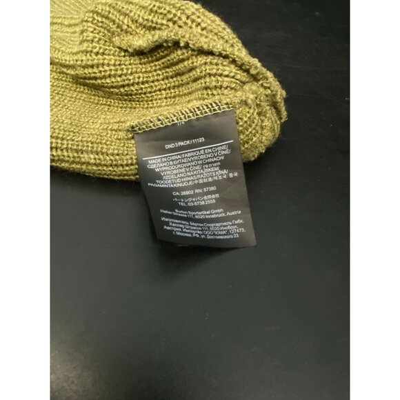 Burton Snowboard Polylana Forest Green Beanie Ski Hiking Outdoors Vintage - Picture 7 of 8